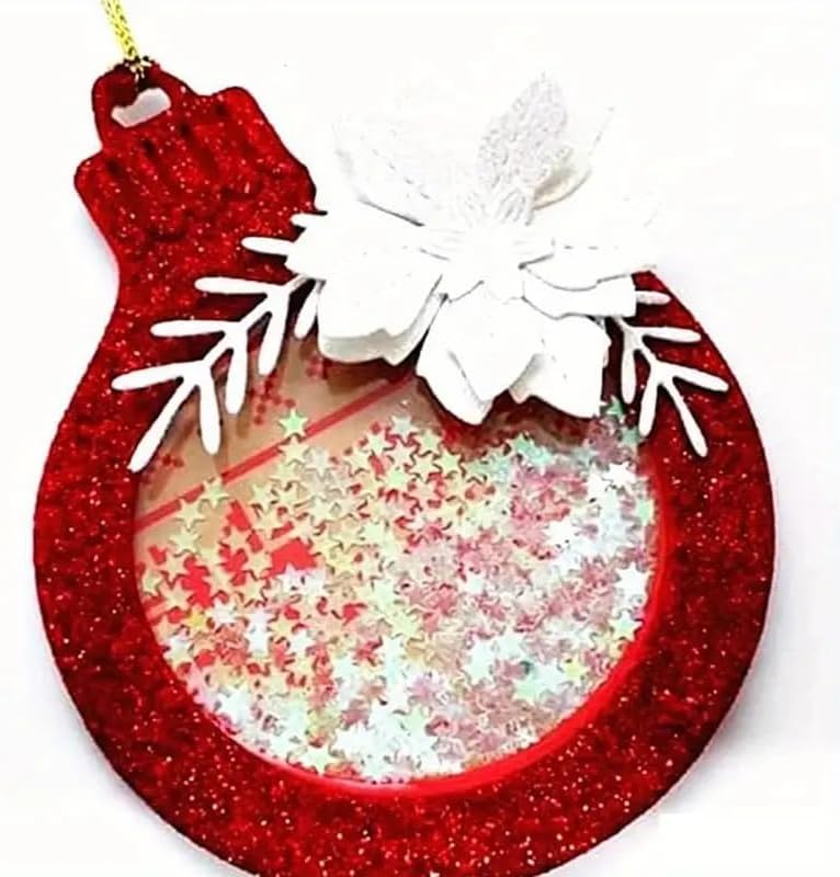 Feemkota Merry Christmas Bell Ball Die Cuts for Card Making Christian Theme Stamps Cutting Dies for DIY Paper Scrapbooking Crafts Embossing Decorations - Image 1